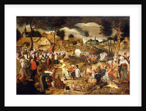 A Village Kermesse by Maerten van Cleve