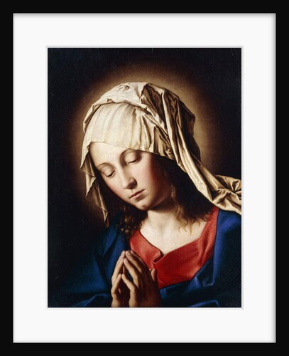 The Madonna in Prayer, by Il (1609-85) Sassoferrato