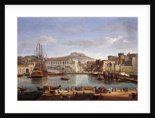 The Darsena, Naples, c.1702 by Gaspar van Wittel