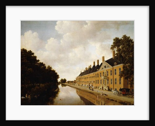 A View of the Princessgracht, The Hague, looking towards the Bezuidenhoutsebrug and the Oost Singlesgracht, c.1660 by Joris van der Hagen