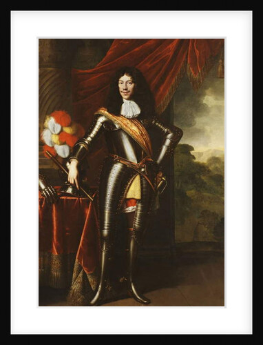 Portrait of a Gentleman, possibly a member of the Hohenzollern, Full-length, in armour by Pieter Nason