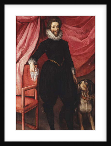 Portrait of Henri de Lorraine, Duc de Guise, called Le Bafafre by Frans II Pourbus
