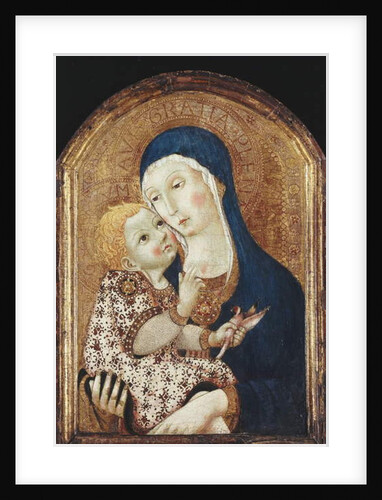 The Madonna and Child by Sano di also Ansano di Pietro di Mencio (studio of) Pietro