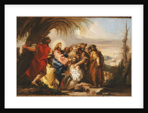 Christ Healing the Blind Man, c.1751 by Giandomenico Tiepolo