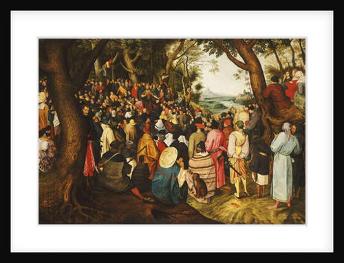 Saint John the Baptist preaching in the Wilderness, c.1633-50 by Pieter the Younger Brueghel