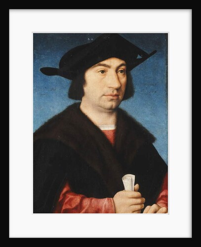 Portrait of Stefano Raggio, half-length by Joos van Cleve