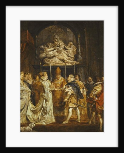 The Marraige by Proxy of Princess Maria de' Medici and King Henry IV of France in the Duomo, Florence, 5 October 1600 by Peter Paul Rubens