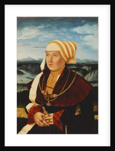 Portrait of Dorothea von Stralenburg, aged 26 by Konrad Faber von Kreuznach