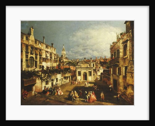 The Campo San Gallo, Venice, c.1740s by Michele Marieschi