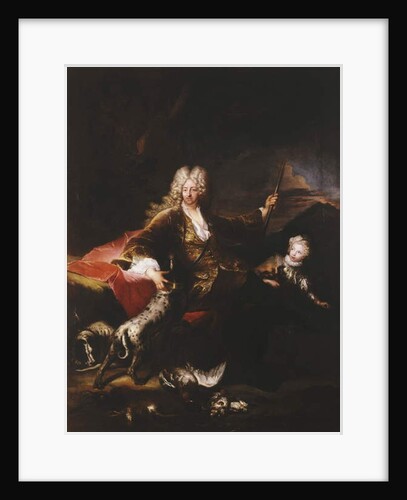 Portrait of the Marchese Paolo Corbelli, full-length, Seated on a Bank at the Edge of a Wood, 1709 by Antoine Pesne