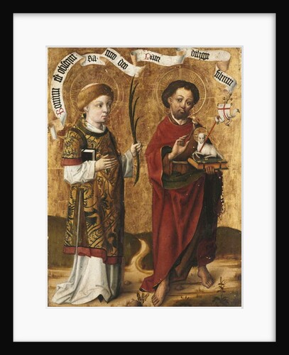 Saints Stephen and John the Baptist by Master of Liesborn (circle of)