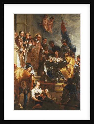 Saint Bernard converts a Duke of Aquitaine by Gaspar de Crayer