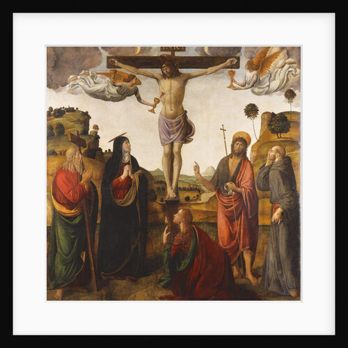 The Crucifixion with the Madonna, Saints John the Baptist, Mary Magdalen, Andrew and Francis, 1503 by Cosimo Rosselli