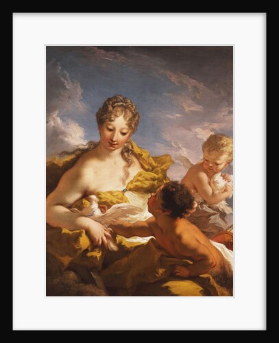 Venus, Cupid and a Faun, 1708-13 by Giovanni Antonio Pellegrini