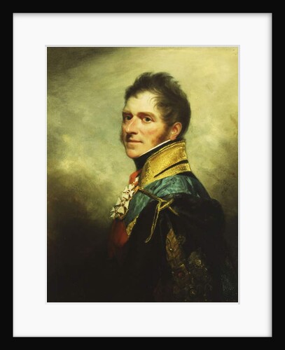 Portrait of William Henry Paget Marquess of Anglesey, half length by William Beechey