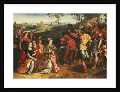 Coriolanus and Volumnia, by Maarten de Vos