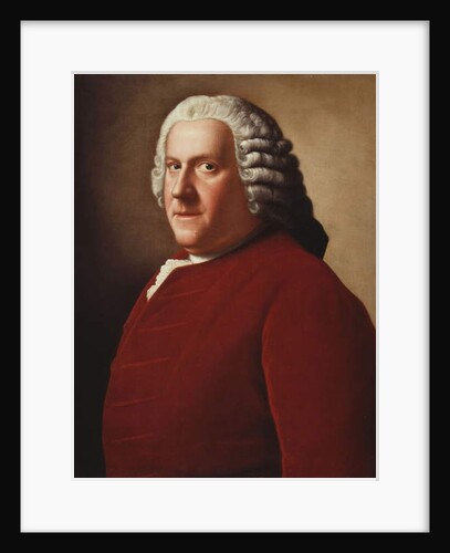 Portrait of Willem Bentinck, 1st Count Bentinck, half-length, in a Red Velvet Coat, 1755 by Jean-Etienne Liotard