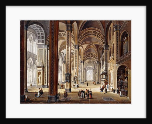 The Interior of a Renaissance Cathedral by Christian Stocklin