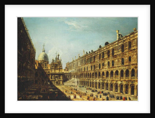 The Courtyard of the Doge's Palace, Venice, by Michele Marieschi
