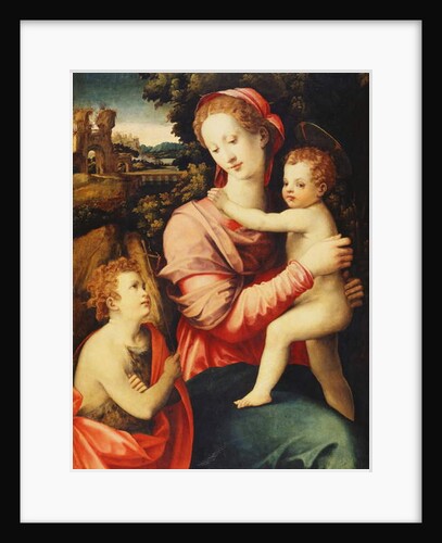 The Madonna and Child with the Infant Saint John the Baptist by Michele di Ridolfo Tosini
