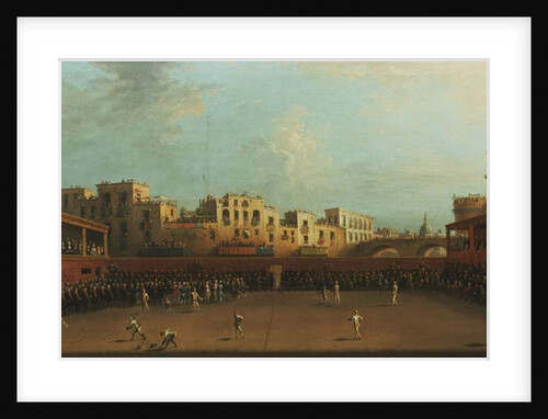 King Ferdinand IV and Queen Caroline of Naples attending a Game of Palla a Bracciale by Antonio Joli