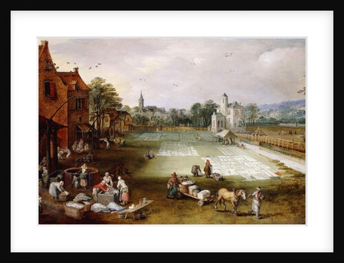 A Bleaching Ground by Jan & Momper Joos de Brueghel