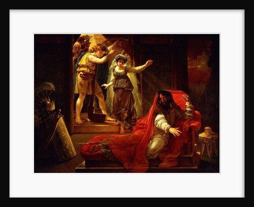 David Playing the Harp for King Saul by Baron Antoine Jean Gros