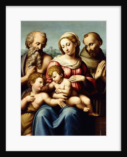 The Madonna and Child with the Infant Saint John the Baptist, by (c.1490/4-1547/50) Innocenzo da Imola
