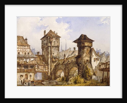 A View of Nurnberg, 1856 by Angelo Quaglio