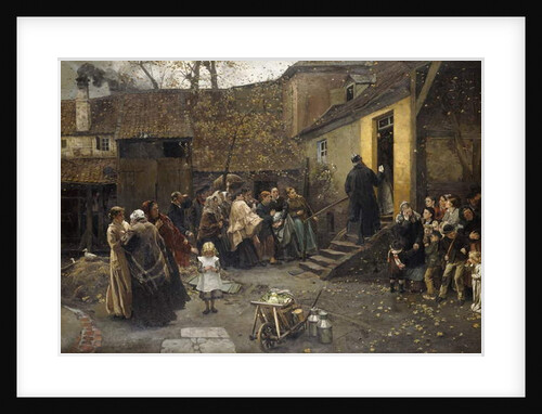 An Arrest; Eine Verhaftung, 1881 by Christian Ludwig Bokelman
