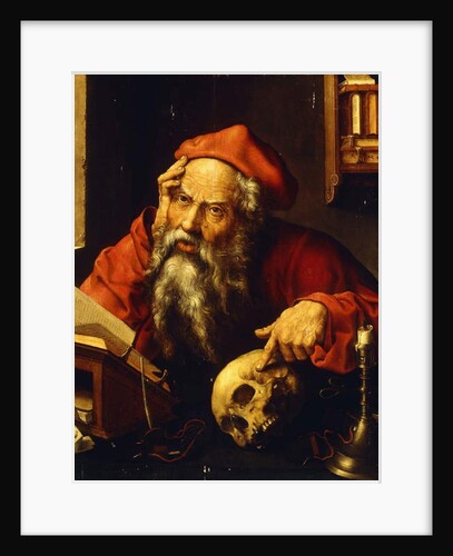 Saint Jerome by Joos van (attr. to) Cleve