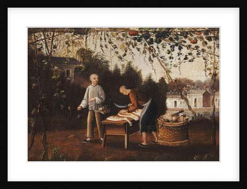 A Chinese Butcher and a Chinese Grocer by School Chinese