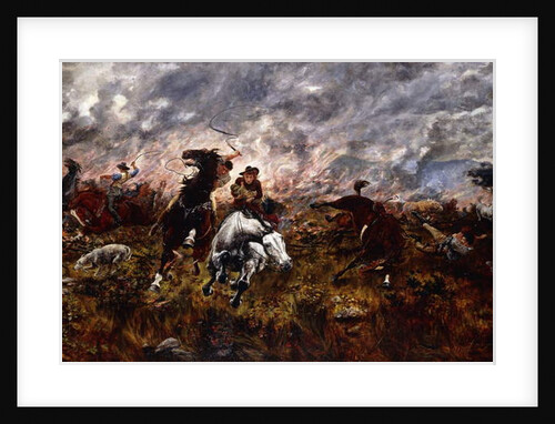 An Australian Bush Fire, by Stanley Berkeley