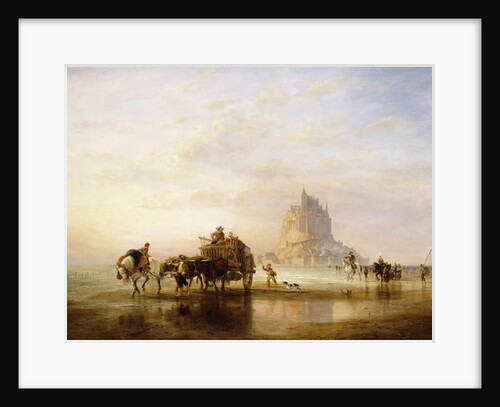 Mont St. Michel, 1840 by Edward William Cooke