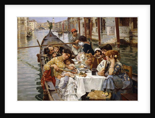 A Venetian al Fresco, 1885 by William Logsdail