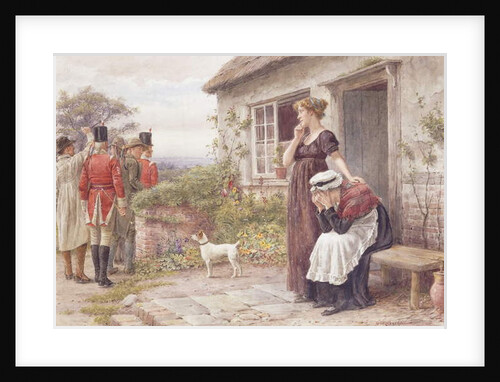 The Press Gang, by George Goodwin Kilburne