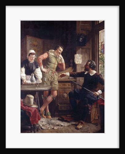 Ben Jonson describing his Duel to Drummond at Hawthornden by Ebenezer Crawford