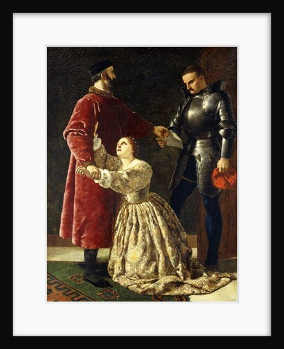 Duke Frederick Banishing Rosalind from his Court by Frederick Richard Pickersgill