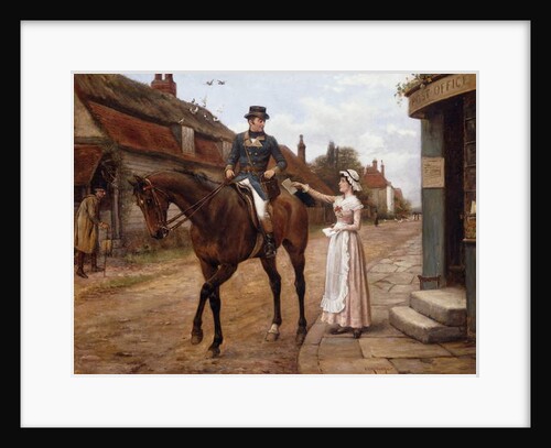 Collecting the Post by George Goodwin Kilburne