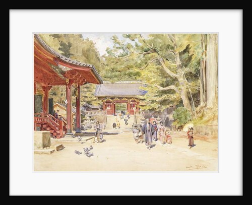 A Street Scene, Japan by Walter Frederick Roofe Tyndale