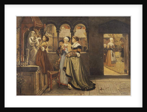 Pour la Fete de Notre Dame, 1868 by Charles Napier Hemy