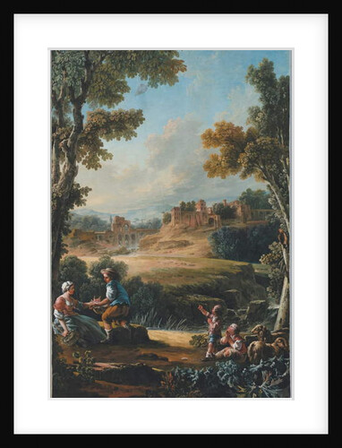 The Kite by Jean-Baptiste Huet