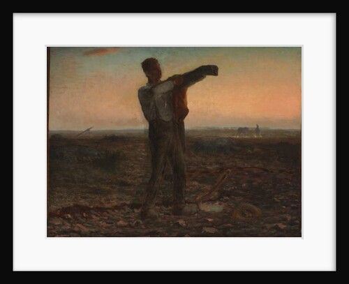 The End of the Day, Effect of Evening by Jean-Francois Millet