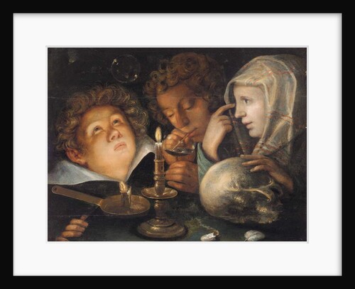 A Vanitas Allegory, Homo Bulla Est by Jacques II de Gheyn