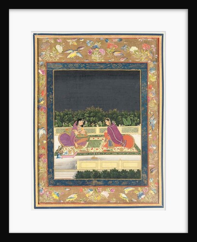 A chess game, Mughal India, second half of the 18th century by Indian School