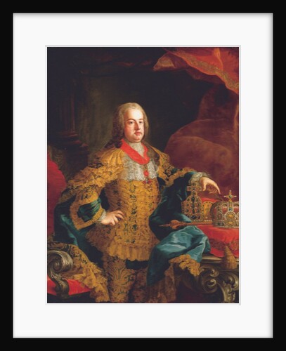 Portrait of Emperor Franz I, 1752 by Johann-Gottfried Auerbach