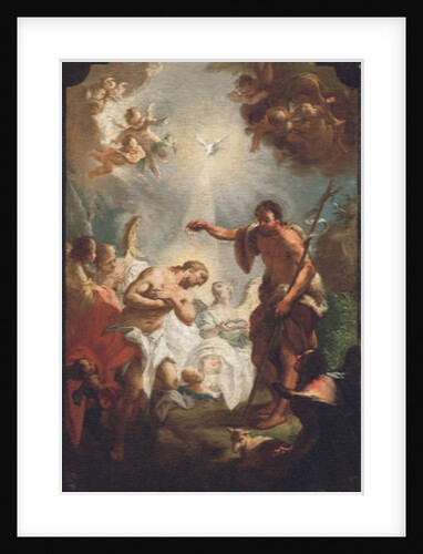 The Baptism of Christ by Michel Angelo Unterberger
