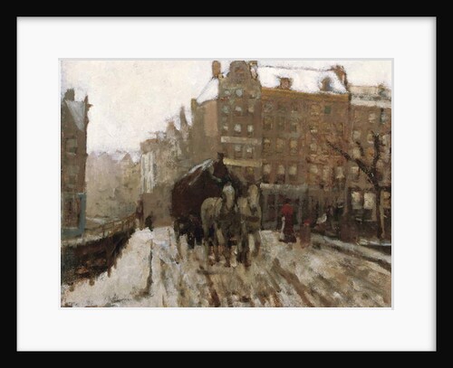 Bridge over Singel Canal by the Paleisstraat, Amsterdam, c.1895-1900 by Georg-Hendrik Breitner