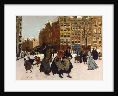 Winter in Amsterdam, c.1898 by Georg-Hendrik Breitner