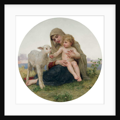 La Vierge avec l'Agneau, 1903 by William-Adolphe Bouguereau